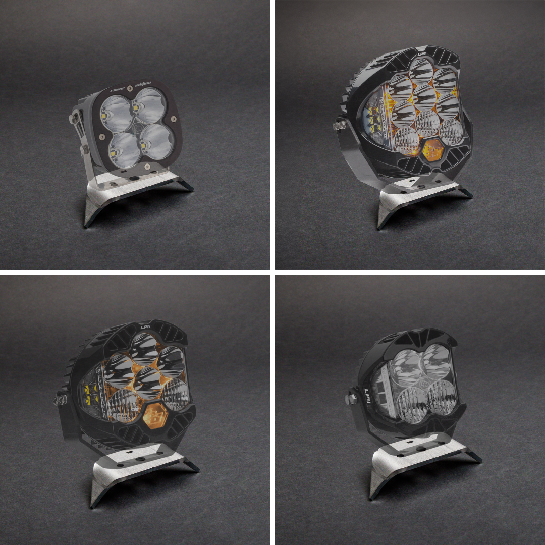 Weld-On Mount Provision for Baja Designs LED Auxiliary Lights (LP and XL Series)