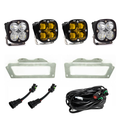 Ram 2500/3500 Fog Lights SAE Fog Pocket Kit Baja Amber FPK 10-18 RAM 1500 09-12 Ram 2500/3500 Baja Designs