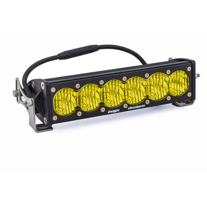 10 Inch LED Light Bar Baja Amber Lens Wide Driving OnX6 Baja Designs