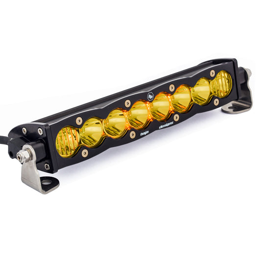 10 Inch LED Light Bar Driving Combo Baja Amber Lens Pattern S8 Series Baja Designs